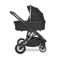 Carrozzina combinata ARIA 2in1 con cesta per neonato BLACK